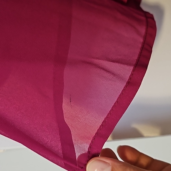 Purple Pre-Stitched Saree With Sequin Embroidered Blouse - Picture 5 of 6